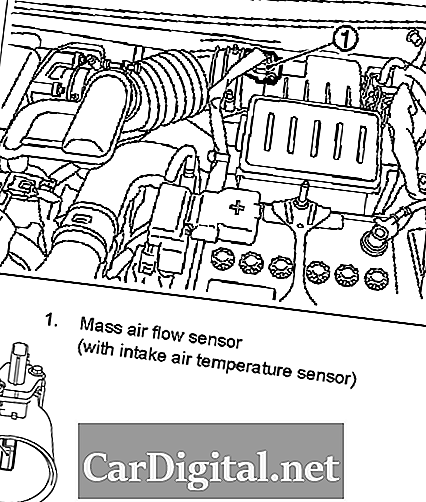P0113 2011 NISSAN VERSA - Κύκλωμα αισθητήρα θερμοκρασίας αέρα εισαγωγής υψηλό