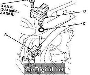 P0107 2008 HONDA ACCORD - Nizka napetost tokokroga senzorja absolutnega tlaka razdelilnika
