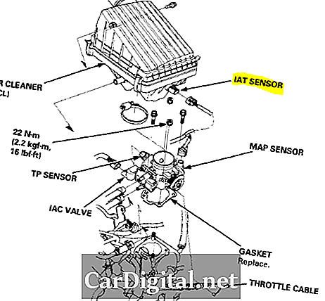 P0113 1996 HONDA CIVIC - Alta tensione circuito sensore di temperatura aria aspirata