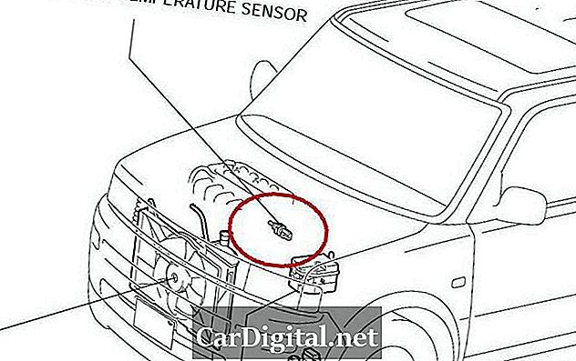P0115 2007 SCION XB - Motor hűtőfolyadék hőmérséklet áramkör meghibásodása