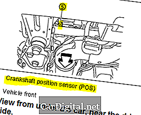 P0335 2010 NISSAN ROGUE - Κύκλωμα αισθητήρα θέσης στροφαλοφόρου