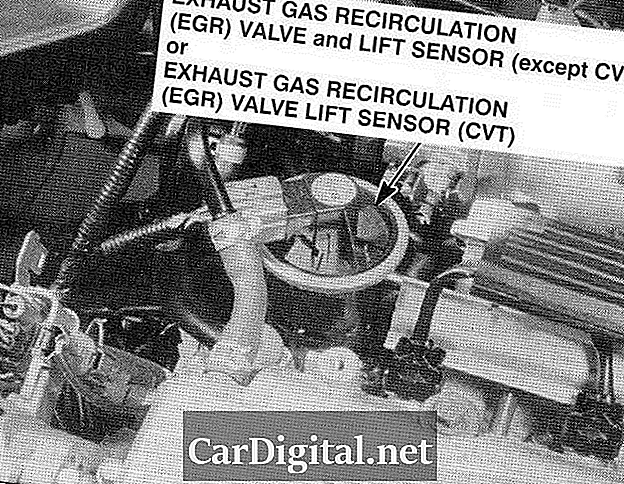 P0401 1998 HONDA CIVIC - Nedostatočný tok recirkulácie výfukových plynov