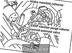 P0445 2006 NISSAN MAXIMA - EVAP Circuito da Válvula Solenóide de Controle de Volume da Purga em Vedação em Curto