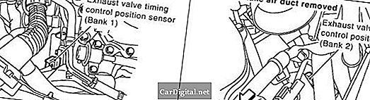 P1078 2005 INFINITI G35 - Udstødningsventil Timing Control Position Sensor Bank 1 Circuit