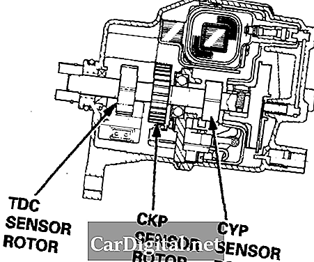 P1382 2000 HONDA CIVIC  - シリンダーポジションセンサー1信号なし