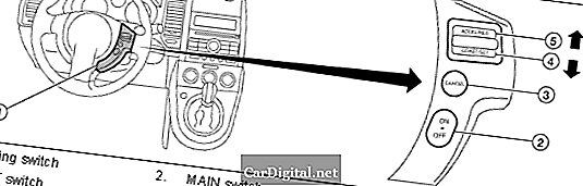 P1564 2008 NISSAN SENTRA - ASCD Interruptor de Direção
