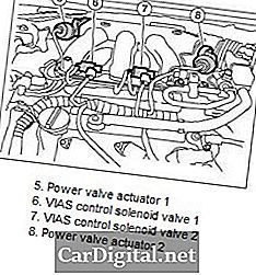 P1801 2009 NISSAN ALTIMA SEDAN - Electrovanne de contrôle du système d'admission d'air variable 2